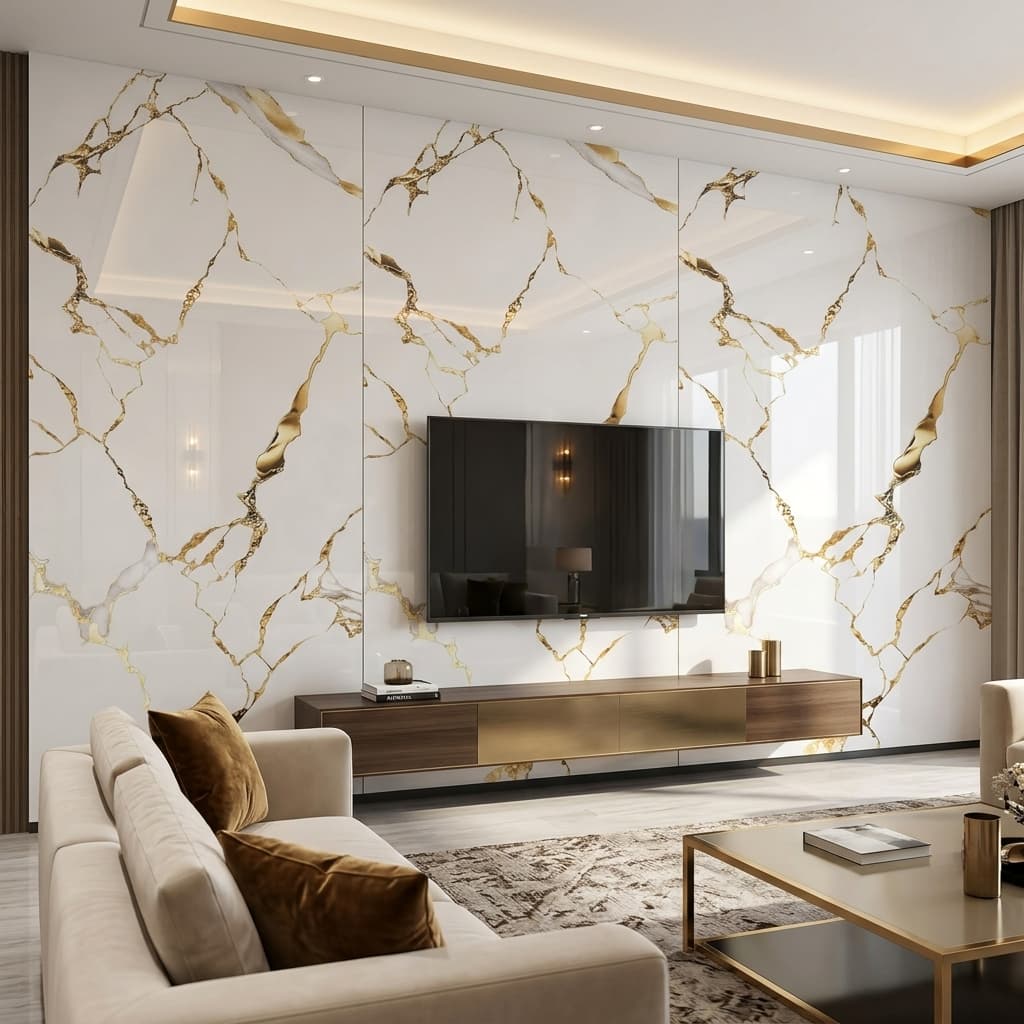 Tấm PVC vân đá