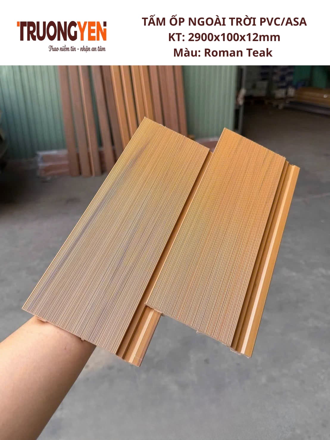 Tấm ốp ngoài trời phủ ASA